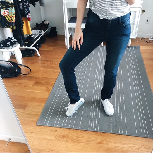 Free People Mid-Rise Straight Leg Jeans - Picture 3 of 8